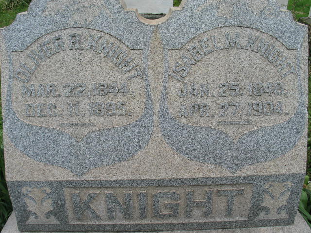 Isabel Knight tombstone