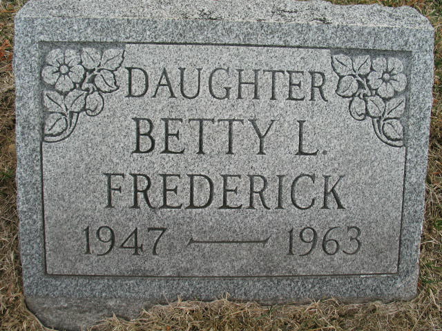 Betty L. Frederick tombstone