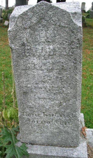 Unknown Frederick tombstone