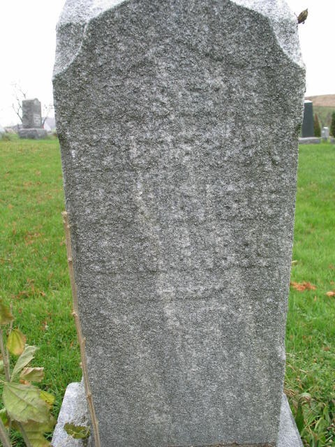 Joseph Frederick tombstone