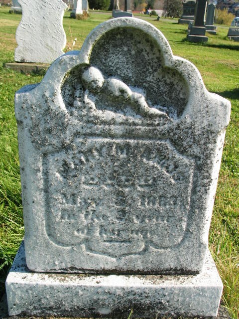Mary M. Amos tombstone