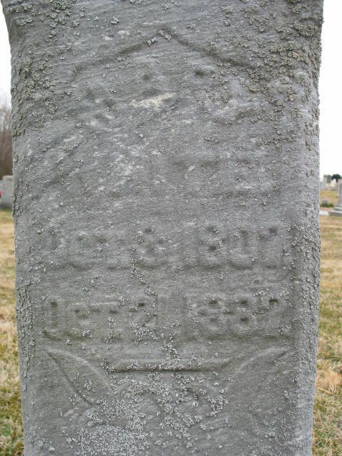 Mary White tombstone