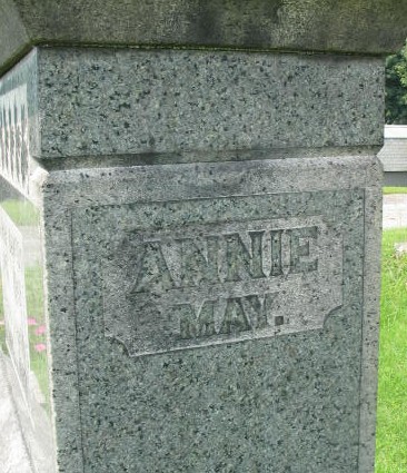 Annie May Guttery tombstone