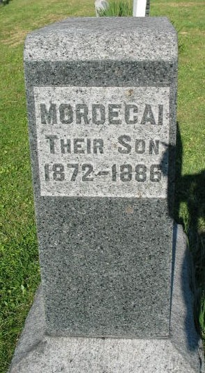 Mordecai Crawford tombstone