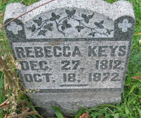 Rebecca Keys tombstone