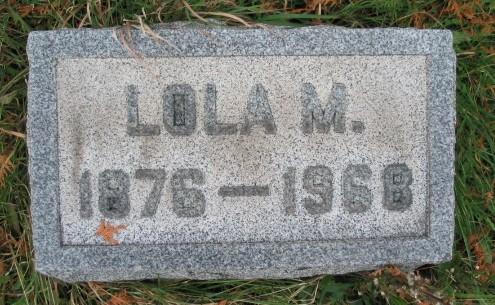 Lola M. Horton tombstone