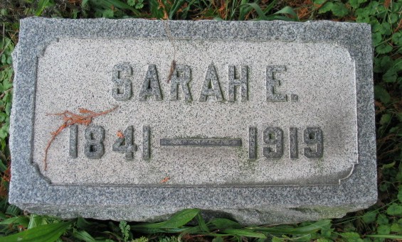 Sarah Horton tombstone