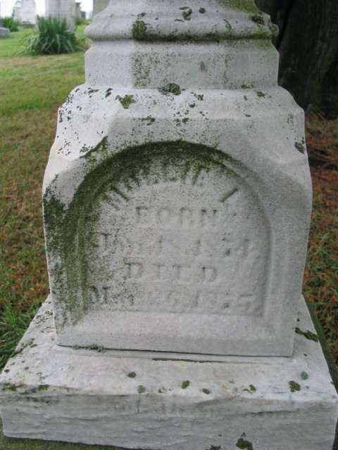 Mollie A. Jennings tombstone