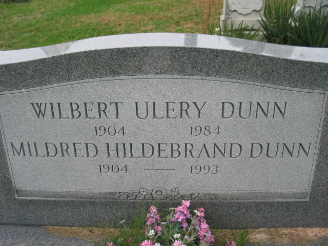 Wilburt Ulery Dunn and Mildred Hildebrand Dunn