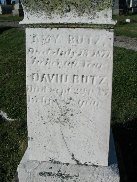 Amy Butz tombstone