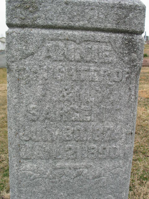 Annie Sargent tombstone