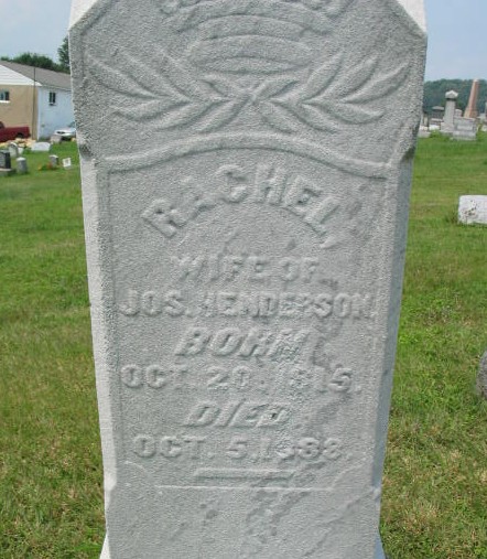 Rachel Henderson tombstone