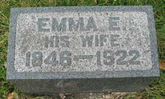 Emma E. Deems tombstone
