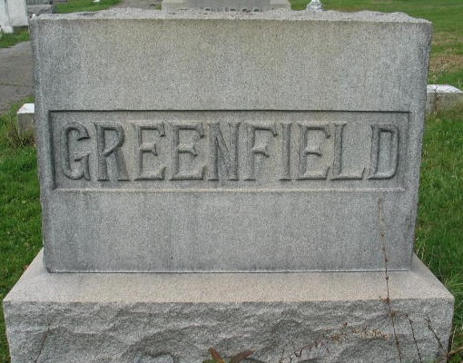 Greenfield family monument