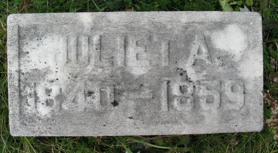 Juliet A. Greenfield tombstone