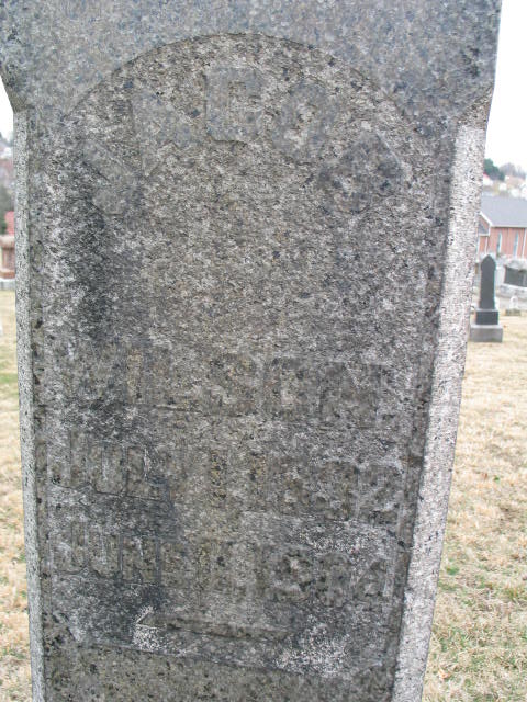 Jacob Wilson tombstone