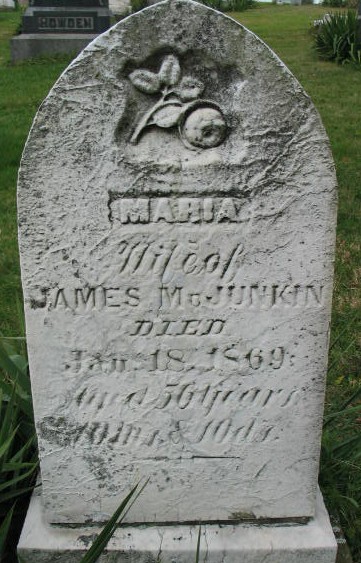 Maria McJunkin tombstone
