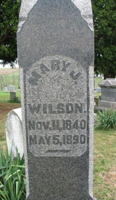 Mary J. Wilson tombstone