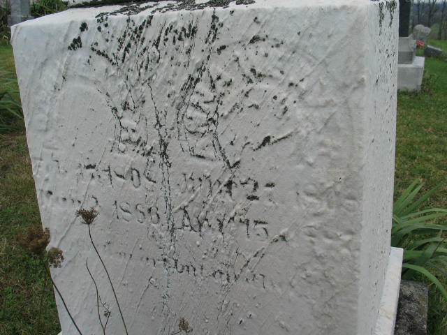 Adam and Ann Weaver tombstone