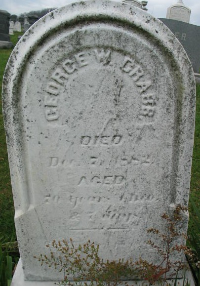 George W. Crabb tombstone