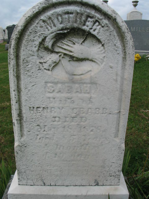 Sarah Crabb tombstone