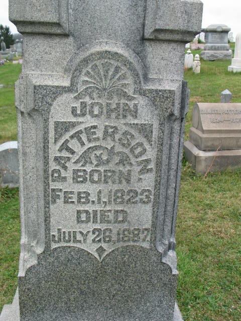 John Patterson tombstone