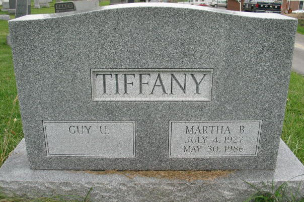 Guy U. and Martha B. Tiffany