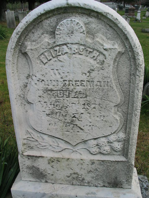 Elizabeth Freeman tombstone
