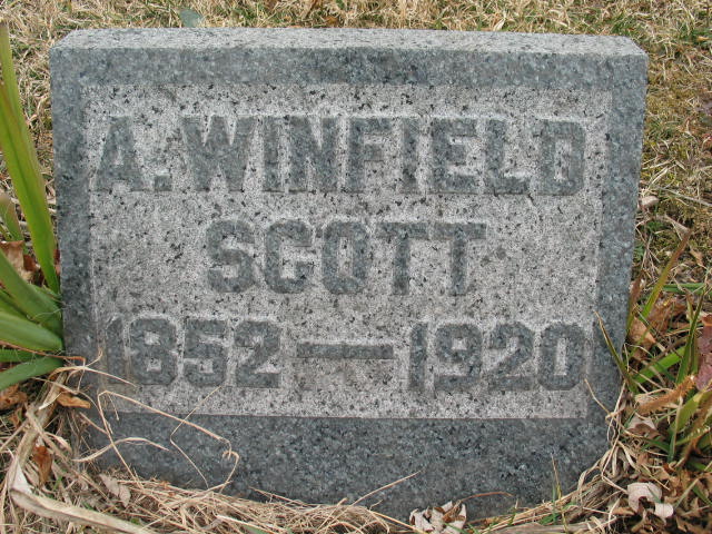 A. Winfield Scott tombstone
