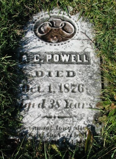 A. C. Powell tombstone