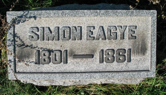 Simon Eagye tombstone