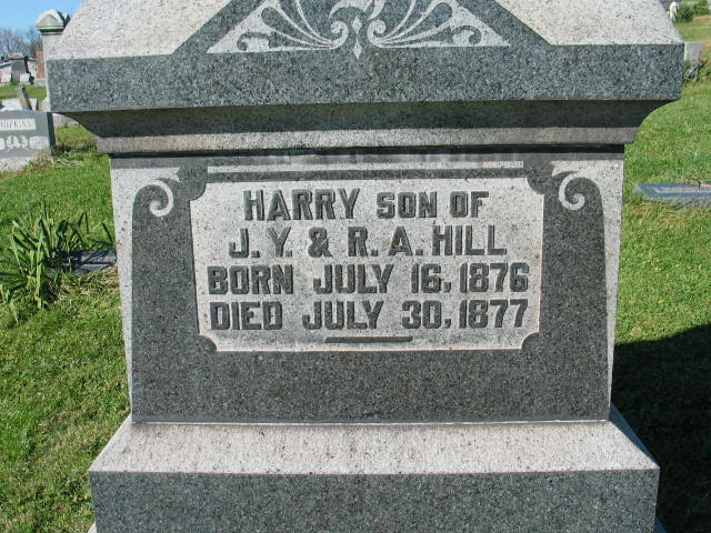 Harry Hill tombstone