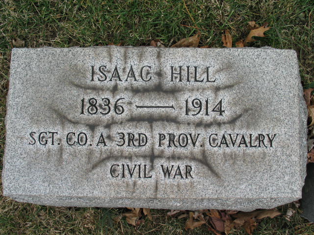 Isaac Hill tombstone