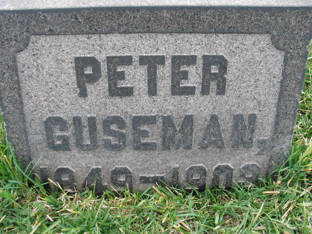Peter Guseman tombstone