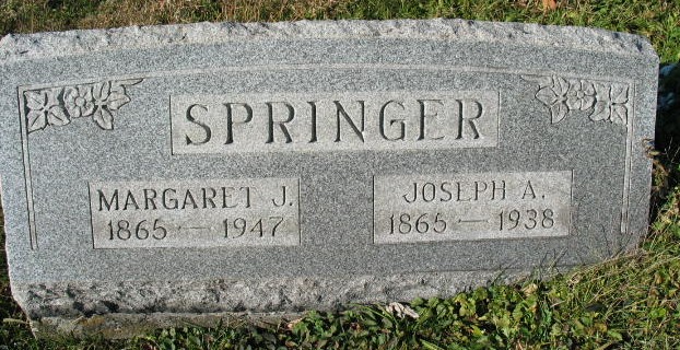 Margaret J. and Joseph A. Springer