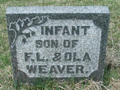 Infant son Weaver