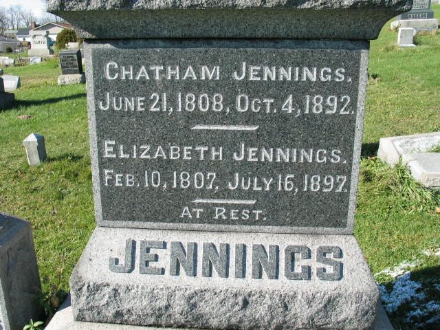 Chatham and Elizabeth Jennings