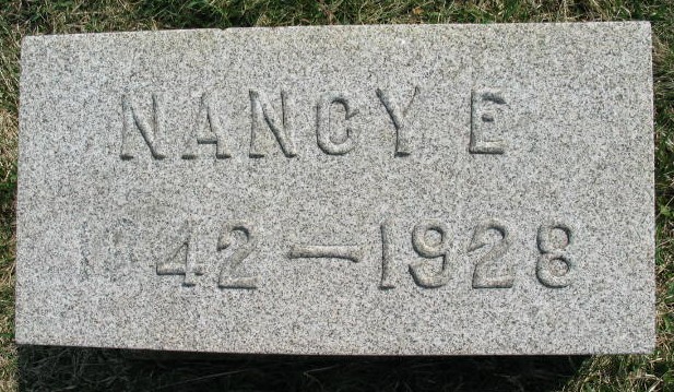 Nancy E. Hazlett tombstone