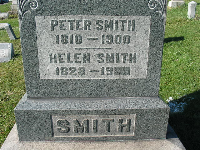 Helen Smith tombstone