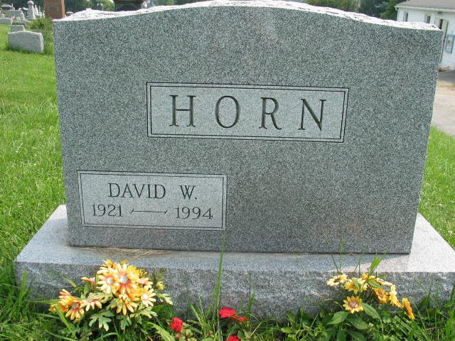 David W. Horn tombstone