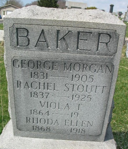 Rachel Stoutt Baker tombstone