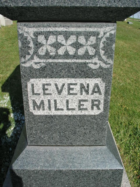 Levena Miller tombstone
