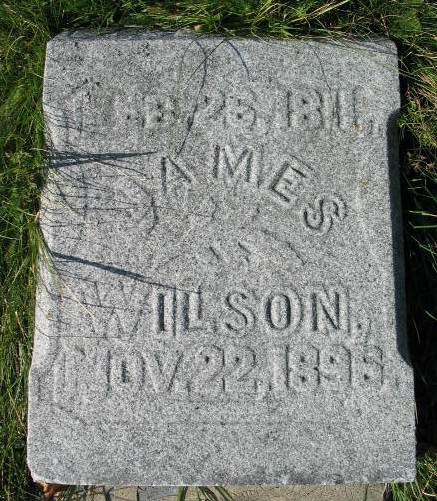 James Wilson tombstone
