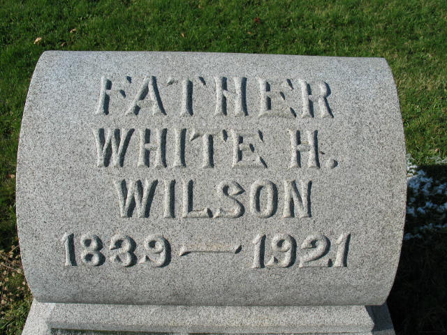 White H. Wilson tombstone
