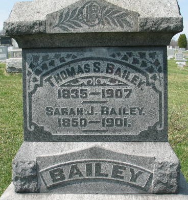 Thomas S. Bailey tombstone