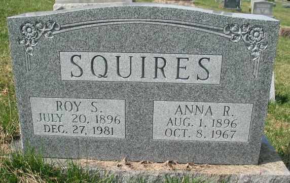 Roy S. Squires tombstone