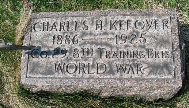 Charles H. Kefover tombstone