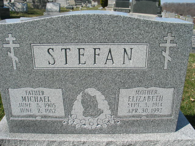 Elizabeth Stefan tombstone