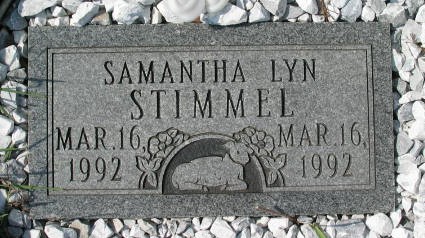 Samantha Lyn Stimmel tombstone