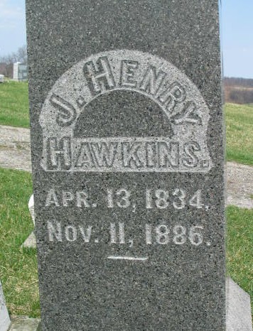 J. Henry Hawkins tombstone
